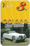 Kuwait - Ministry Of Comm. - KTEL Card - Car Jaguar 1960, Remote Mem. 3KD, Used - Koeweit