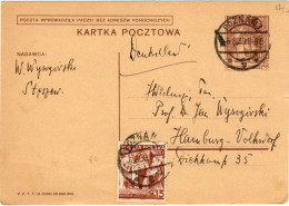 Polen Ganzsache Mit Zf. Um 1939 - Postwaardestukken