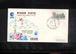 France 1985 Space / Weltraum - Astronomy Mission Giotto - Haley Comet Interesting Cover - Astronomia