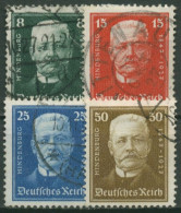 Deutsches Reich 1927 80. Geburtstag Von Hindenburg 403/06 Gestempelt - Usados