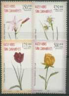 Türkisch-Zypern 2003 Blumen: Gladiole, Ranunkel, Narzisse 588/91 Postfrisch - Unused Stamps