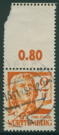 Französische Zone: Württemberg 1948 Leerfeld 14 L Gestempelt Kat.-Wert: 30,00 - Wurtemberg