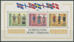 Färöer 1983 Haus Des Nordens Block 1 Postfrisch (C17497) - Färöer Inseln