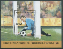 Guinea 1997 Fußball-WM `98 In Frankreich Torwart Block 506 Postfrisch (C28236) - Guinea (1958-...)