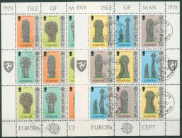 Isle Of Man 1978 Europa CEPT Baudenkmäler Kleinbg. 122/27 K Gestempelt (C90658) - Isola Di Man
