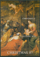 Guyana 1988 Weihnachten Gemälde P.P. Rubens Block 22 Postfrisch (C94289) - Guyane (1966-...)