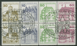 Berlin Heftchenblatt 1980 Burgen Und Schlösser H-Blatt 20 BERLIN-Sonderstempel - Carnets