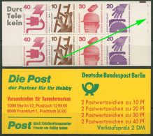 Berlin Markenheftchen 1974 Unfallverhütung Mit Bogen-Nr. MH 9 D IIa Postfrisch - Postzegelboekjes