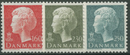 Dänemark 1981 Königin Margrethe II. 719/21 Postfrisch - Nuovi