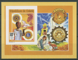 Guinea 1991 Rotary Int. Lions Kind Mit Taube Block 400 B Postfrisch (C29756) - Guinée (1958-...)