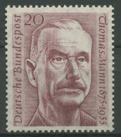 Bund 1956 1. Todestag Von Thomas Mann 237 Postfrisch - Nuovi