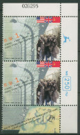 Israel 1995 Ende Des 2. Weltkrieges KZ Dachau 1331 Ecke Mit Tab Postfrisch - Nuevos (con Tab)