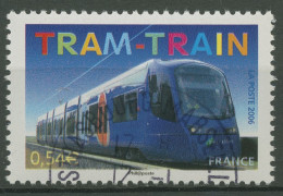 Frankreich 2006 Eisenbahn Zwei-System-Bahn Tram-Train 4177 Gestempelt - Used Stamps