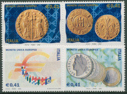Italien 2002 Euromünzen Eurobanknoten 2800/03 Postfrisch - 2001-10: Nieuw/plakker