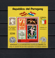 Paraguay 1975 Space, Espana 75, Spanish Stamps, Zeppelin S/s MNH - South America