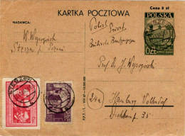 Polen Ganzsache Mit Zf. 194 - Postwaardestukken