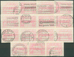 Schweiz Automatenmarken 1990 ATM 4, 15 Wertstufen, Gestempelt - Automatic Stamps