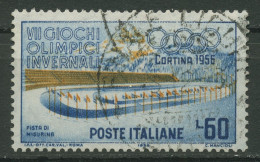 Italien 1956 Olympische Winterspiele Cortina D'Ampezzo 961 Gestempelt - 1946-60: Oblitérés