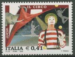 Italien 2002 Europa CEPT Zirkus Clown 2842 Postfrisch - 2001-10:  Nuovi