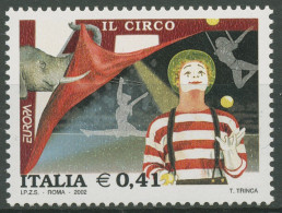 Italien 2002 Europa CEPT Zirkus Clown 2842 Postfrisch - 2001-10: Ungebraucht