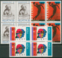 Schweiz 1993 Ereignisse Paracelsus Olympisches Museum 1493/95 4er-Block Postfri. - Unused Stamps