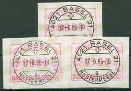 Schweiz Automatenmarken 1995 Basler Taube ATM 6 S 1 Gestempelt - Automatic Stamps