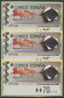 Spanien 1999 Automatenmarken ESPANA Pferde 3 Wertstufen ATM 36 Postfrisch - Nuovi