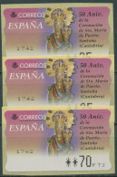 Spanien 1999 Automatenmarken Santona Hafenmadonna 3 Wertstufen ATM 31 Postfrisch - Ungebraucht