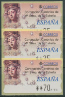 Spanien 1999 Automatenmarken Sternenmadonna 3 Wertstufen ATM 32 Postfrisch - Nuovi