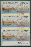 Spanien 2000 Automatenmarken Segelschiff 3 Wertstufen ATM 41 Postfrisch - Unused Stamps