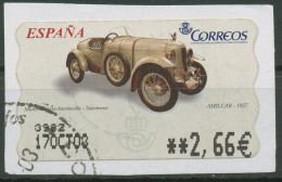 Spanien 2003 Automatenmarken Oldtimer ATM 128 Gestempelt - Gebraucht