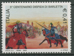 Italien 2003 Duellforderung Von Barletta Ritter 2895 Postfrisch - 2001-10: Mint/hinged