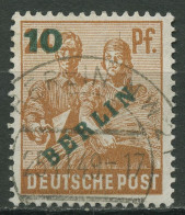 Berlin 1949 Grünaufdruck 65 Mit TOP-Stempel - Used Stamps
