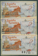 Spanien 1999 Automatenmarken Tourismus 3 Wertstufen ATM 35 Postfrisch - Ungebraucht