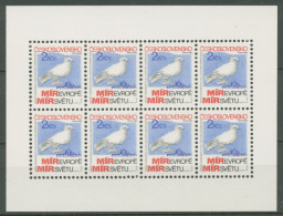 Tschechoslowakei 1983 Friedenstreffen Prag 2720 K Postfrisch (C62856) - Blocks & Sheetlets