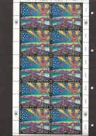 United Nations Vienna 1992  Conference On Environment And Development (UNCED), Rio De Janeiro, Mi 129-172 In Sheet  MNH - Nuevos