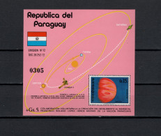 Paraguay 1975 Space, Pioneer 11, Jupiter S/s MNH - Zuid-Amerika