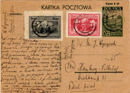 Polen Ganzsache Mit Zf. 1948 - Postwaardestukken