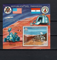 Paraguay 1976 Space, US Bicentennial, Viking S/s MNH - Südamerika