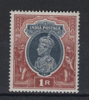 Inde 1937 - Yvert 155 Neuf AVEC Charnière - Sc#162, SG 259 - KGVI 1R - Roi George VI - 1936-47 King George VI