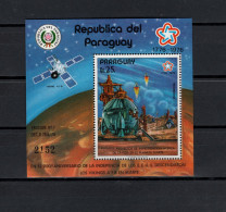 Paraguay 1977 Space, US Bicentennial, Space Station S/s MNH - Zuid-Amerika