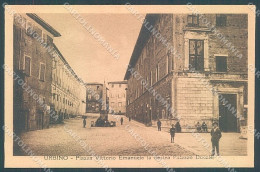 Urbino Città Piazza Vittorio Emanuele Cartolina JK5528 - Urbino