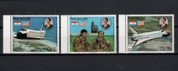 Paraguay 1981 Space Shuttle Set Of 3 MNH - América Del Sur