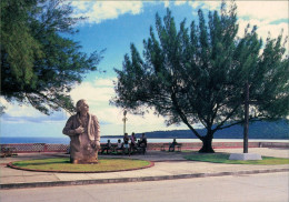 Postcard Baracoa Parque Colón Guantanamo 1990 - Cuba