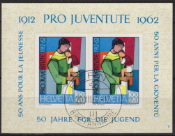 1962  Schweiz / Pro Juventute ° Zum:CH J199, Mi:CH: Bl. 18, Yt:CH BF18, Jubiläumsblock (2) - Used Stamps