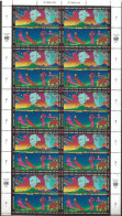 United Nations Geneve 1992  Conference On Environment And Development (UNCED), Rio De Janeiro, Mi 215-218 In Sheet - Used Stamps