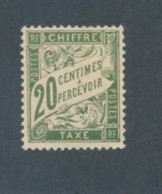 FRANCE - TAXE N° 31 NEUF* AVEC CHARNIERE - 1893/1935 - 1859-1959 Nuovi