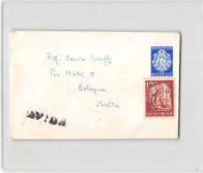 16190 01 ROMANIA  BUCUREST TO BOLOGNA - AVION - Autres & Non Classés