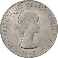 Grande-Bretagne, Elizabeth II, Crown, Churchill, 1965, Cupro-nickel, TTB, KM:910 - L. 1 Crown