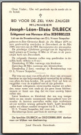 Bidprentje St-Genesius-Rode - Dilbeck Joseph Léon Elisée (1879-1949) - Santini